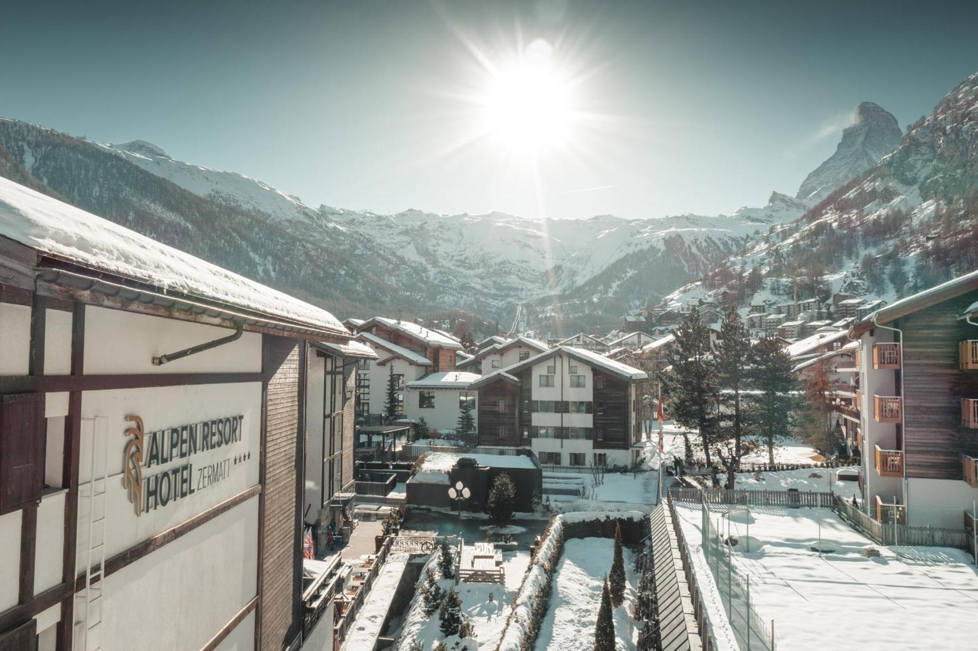 Alpen Resort & Spa Zermatt Exterior foto