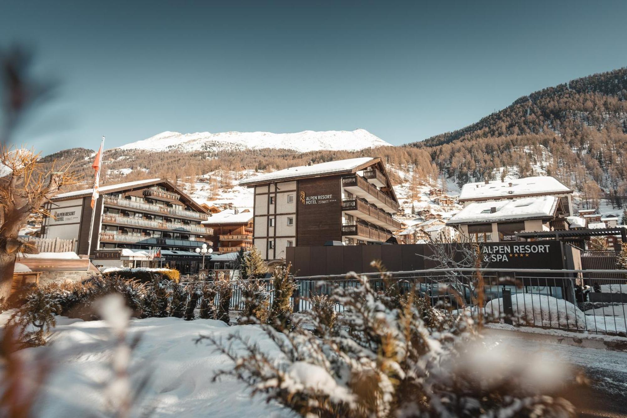 Alpen Resort & Spa Zermatt Exterior foto