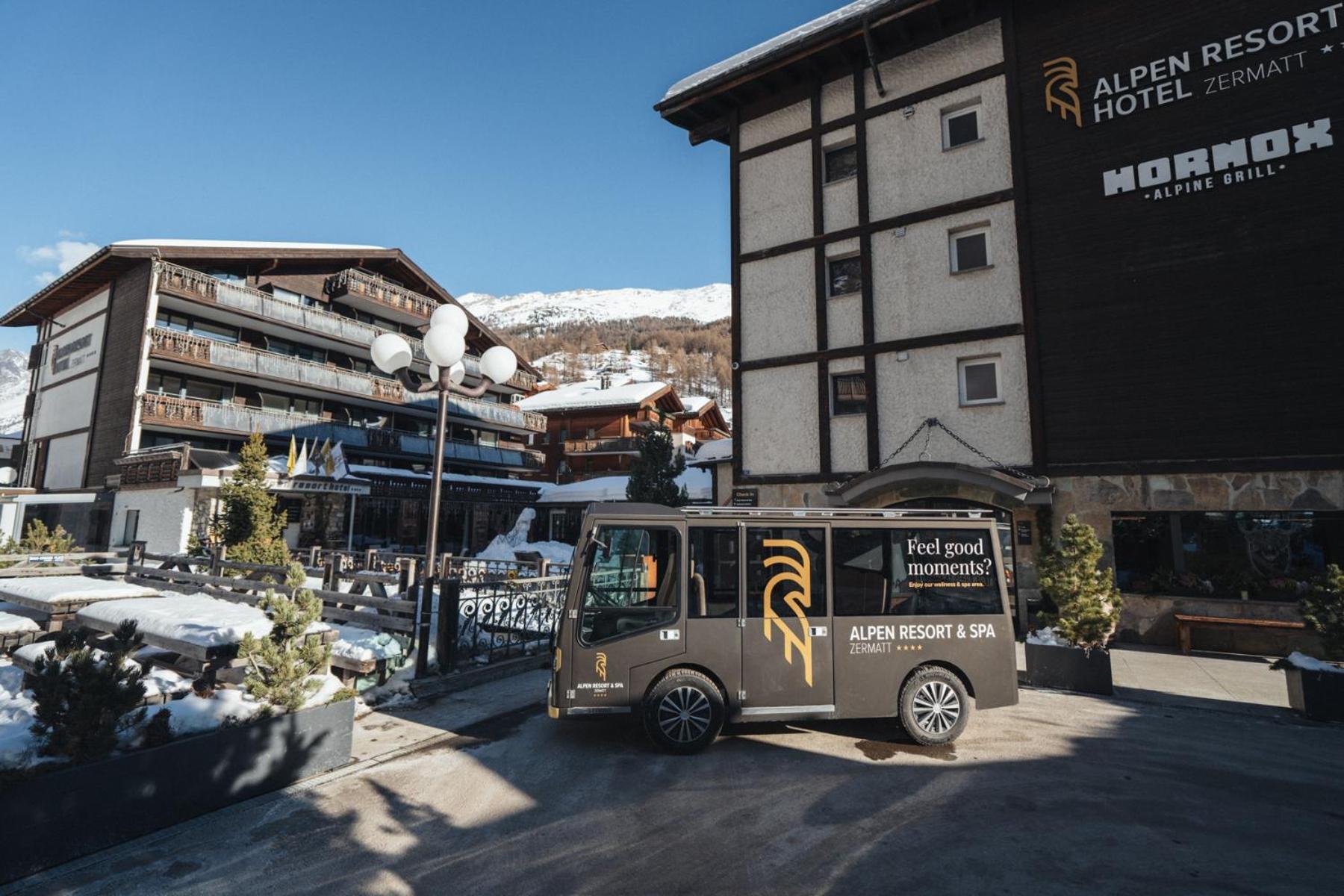 Alpen Resort & Spa Zermatt Exterior foto