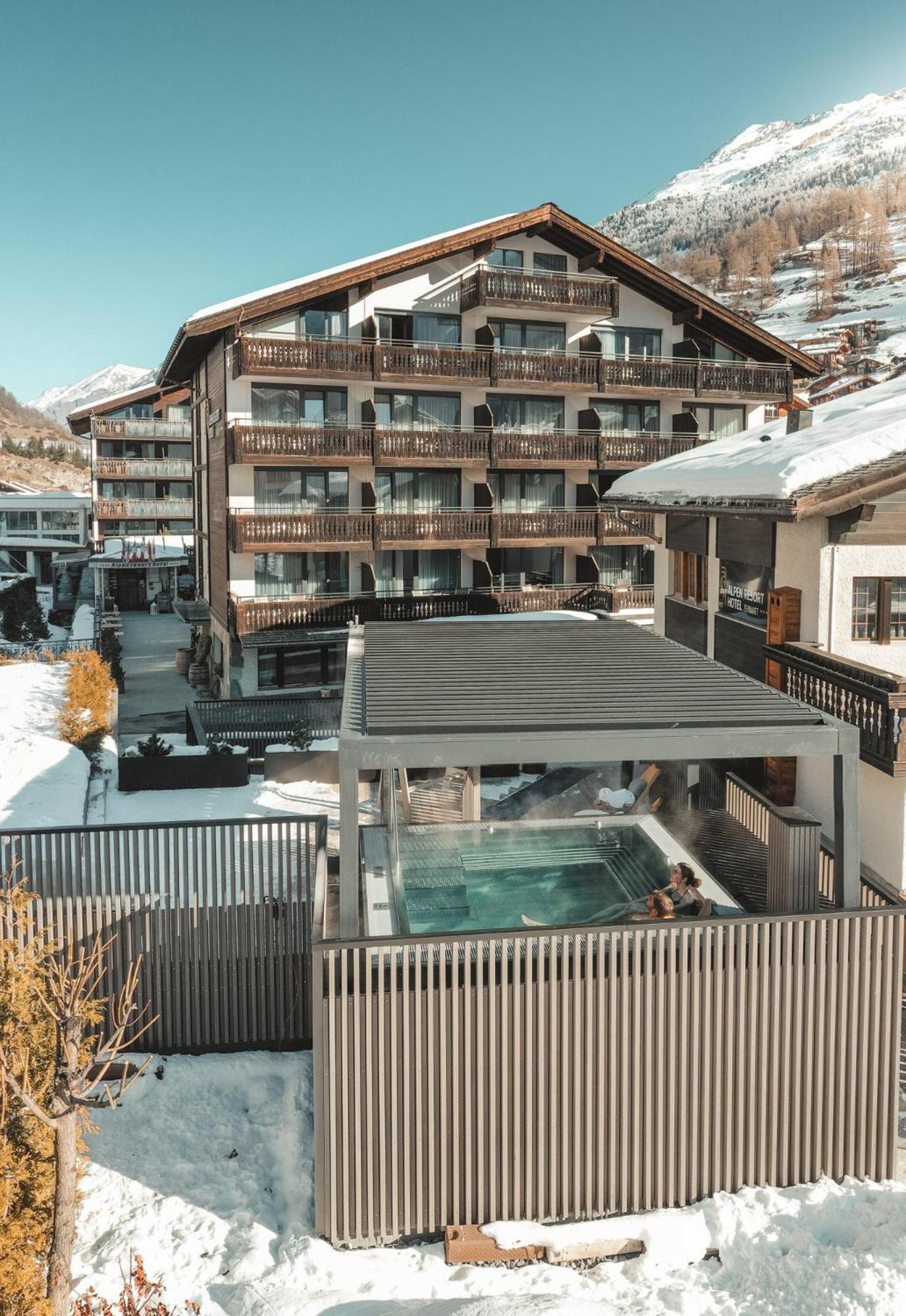 Alpen Resort & Spa Zermatt Exterior foto